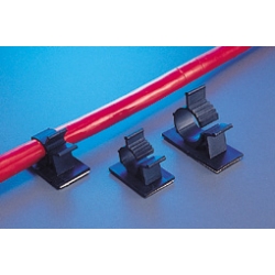 AP 2225 Uchwyt kablowy samoprzylepny, zamek zatrzaskowy regul., Φ kabla 22.2 - 25.4 mm.
